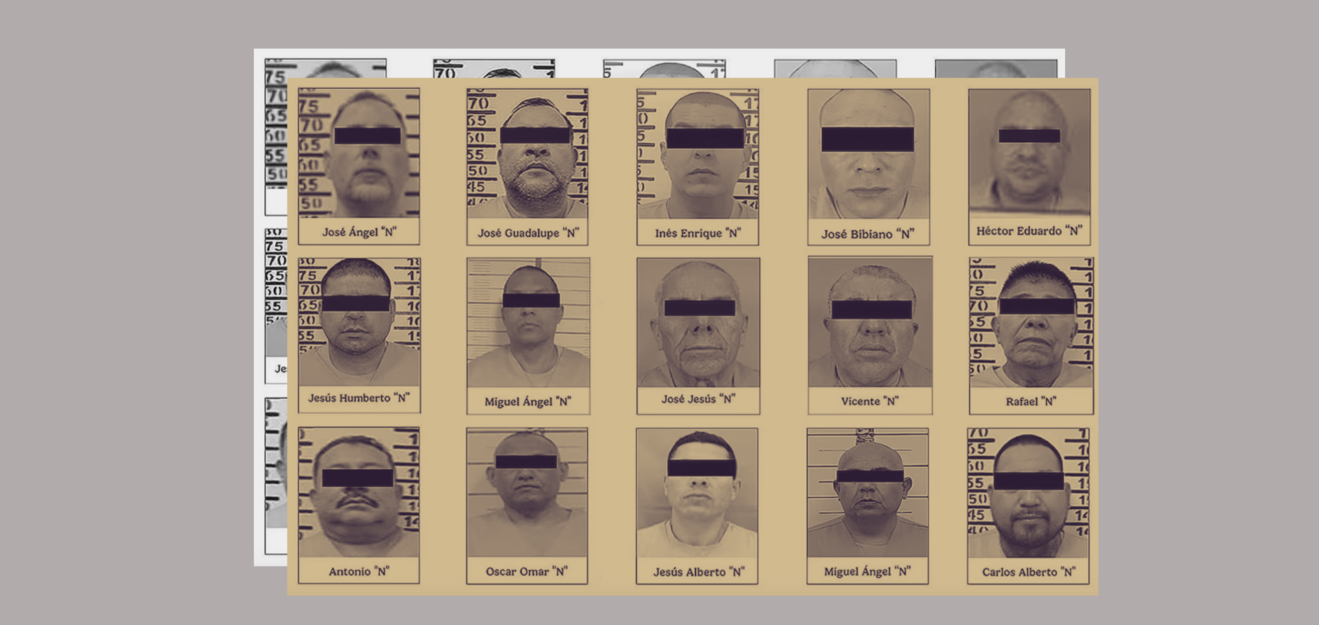 Fotos de algunos de los líderes criminales que México ha enviado a Estados Unidos